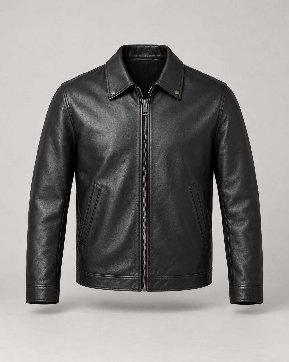 Black Nappa Pilot Jacket